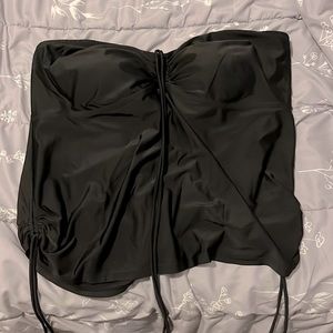 BLACK TANKINI TOP